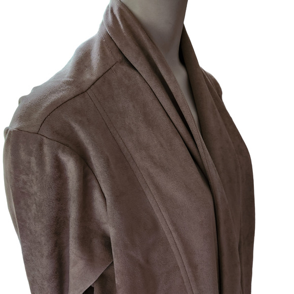 CJ Banks Open Cardigan Jacket Women's Plus Size 3X Tan - Picture 4 of 9